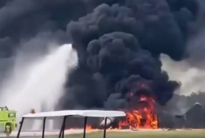 Video: Jet crashes during attempted emergency landing in Dominican Republic